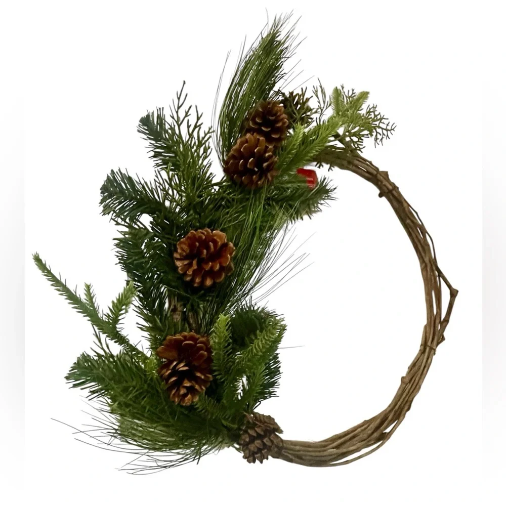 Wondershop 22” Mixed Greenery and Vine Christmas Artificial Wreath